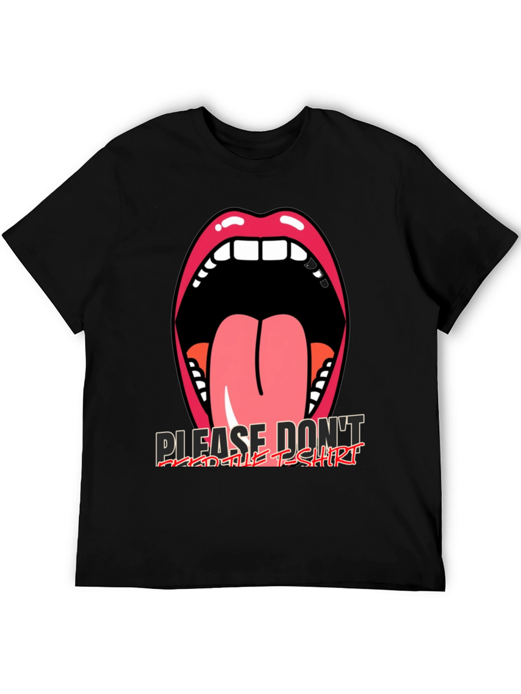 Graphic Tee: Open Mouth Tongue Out