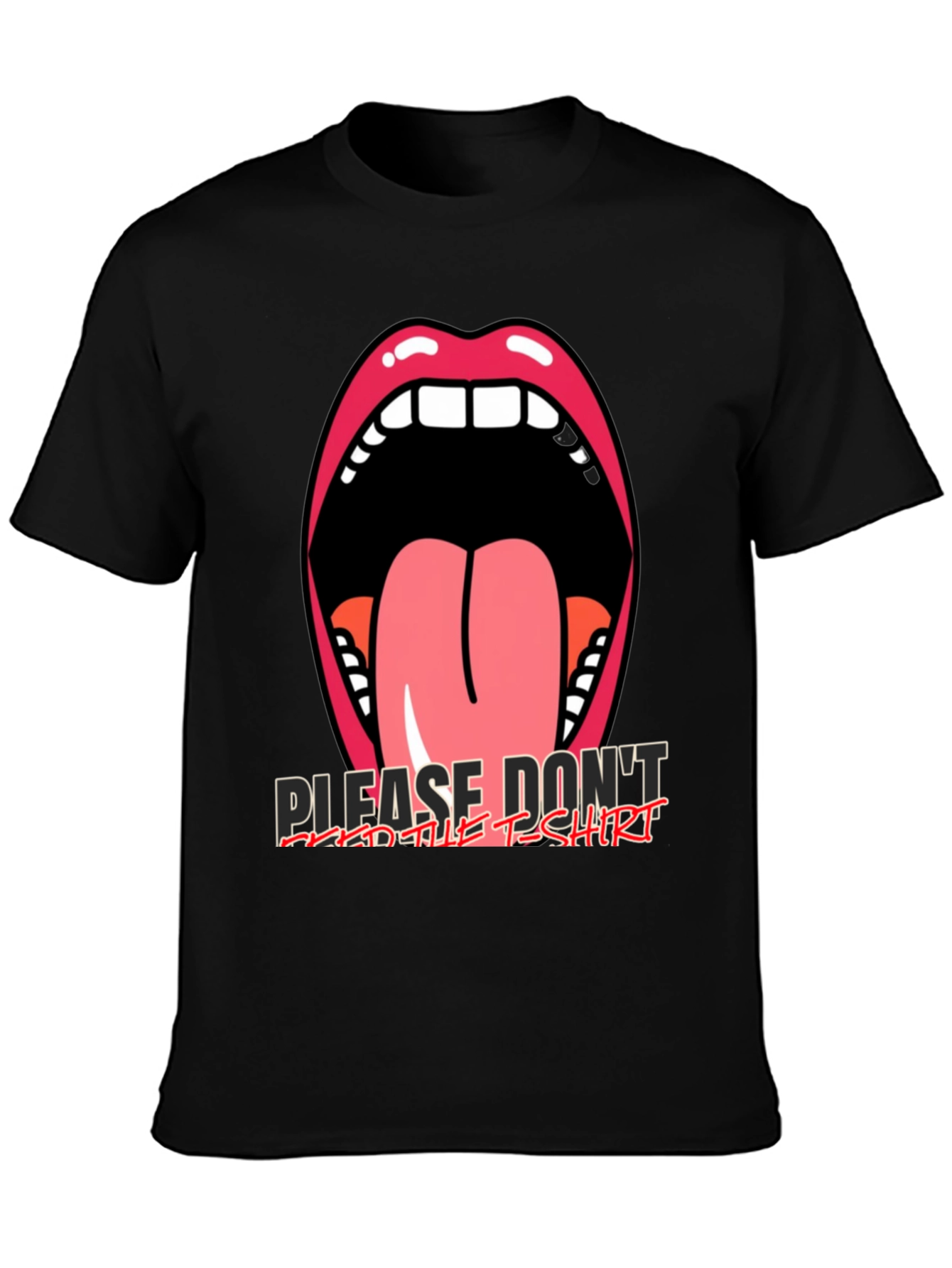 Graphic Tee: Open Mouth Tongue Out