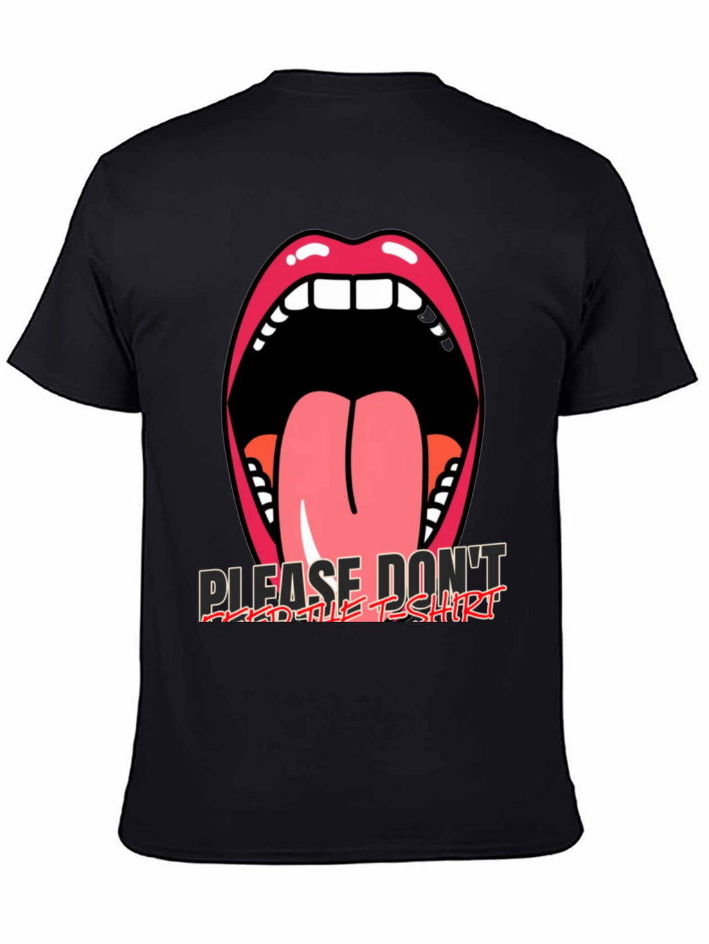 Graphic Tee: Open Mouth Tongue Out