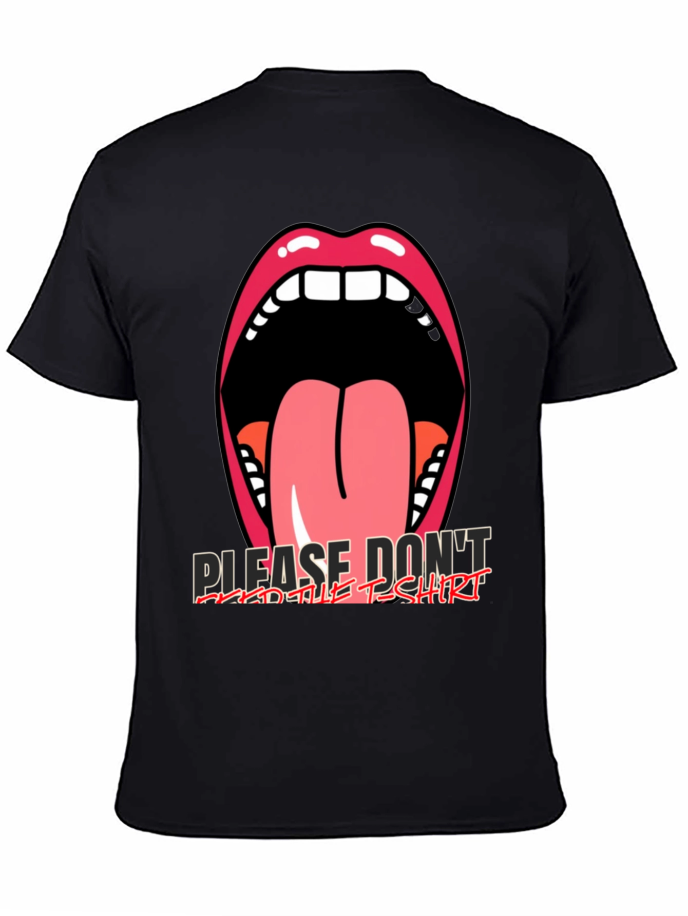 Graphic Tee: Open Mouth Tongue Out