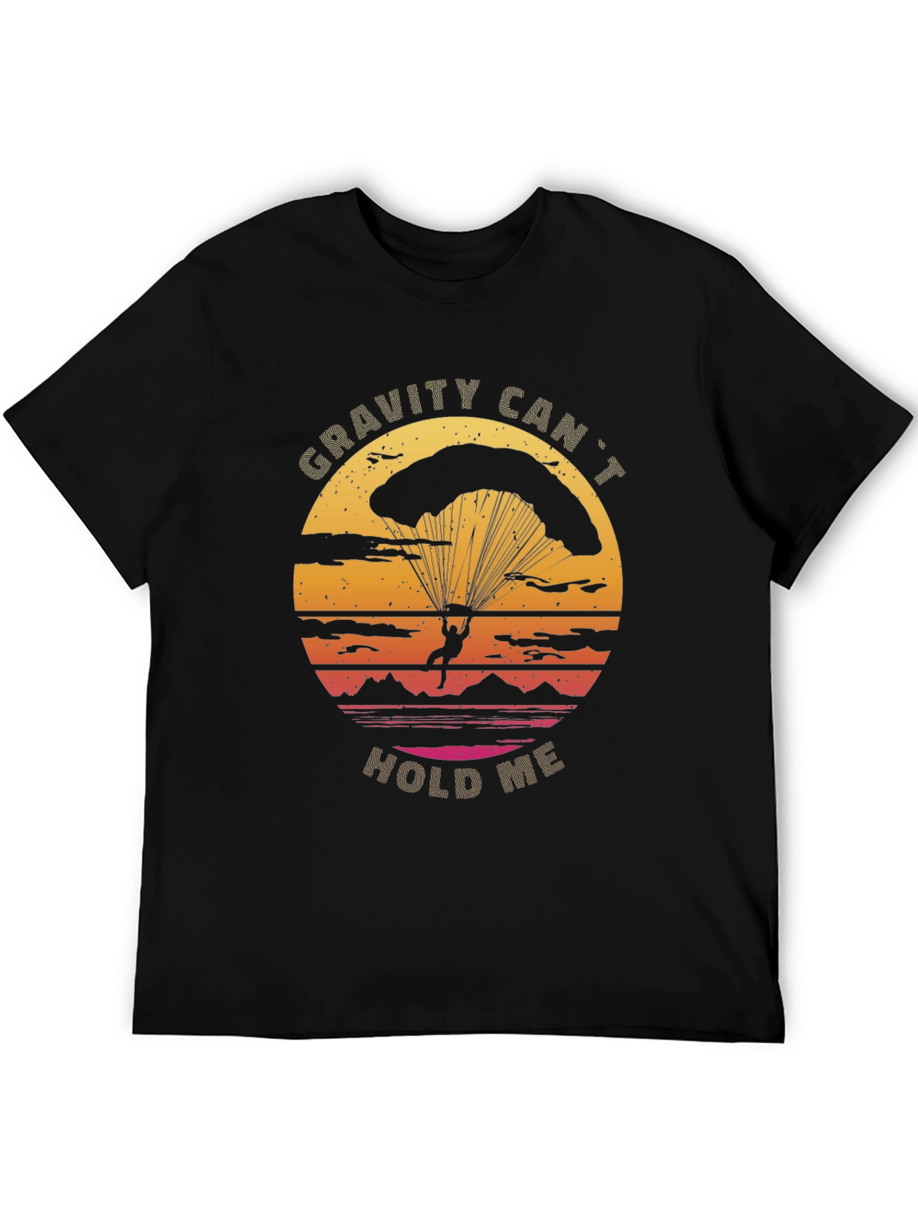 Gravity Cant Hold Me T-Shirt - Parachute Design