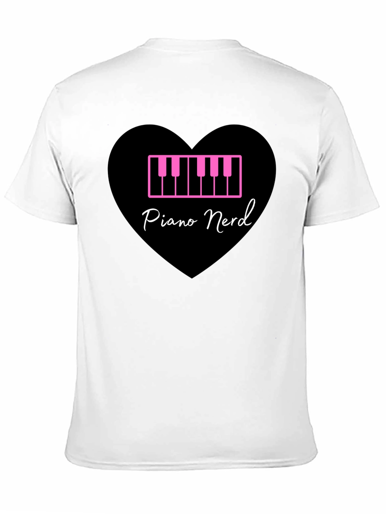Piano Nerd T-Shirt - Musical Heart Tee