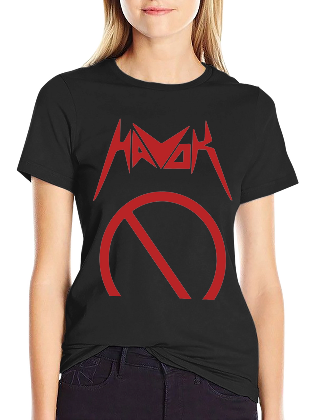 Havok Symbol Black T-Shirt - Thrash Metal Band Tee