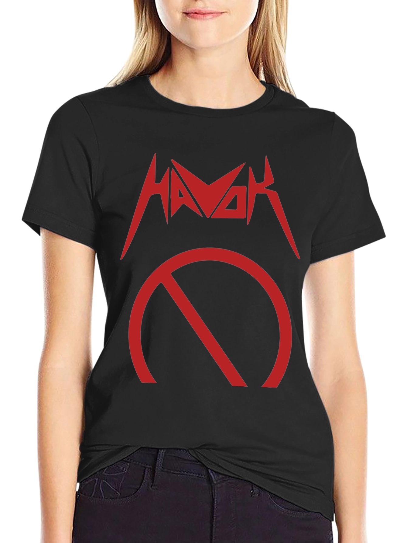 Havok Symbol Black T-Shirt - Thrash Metal Band Tee