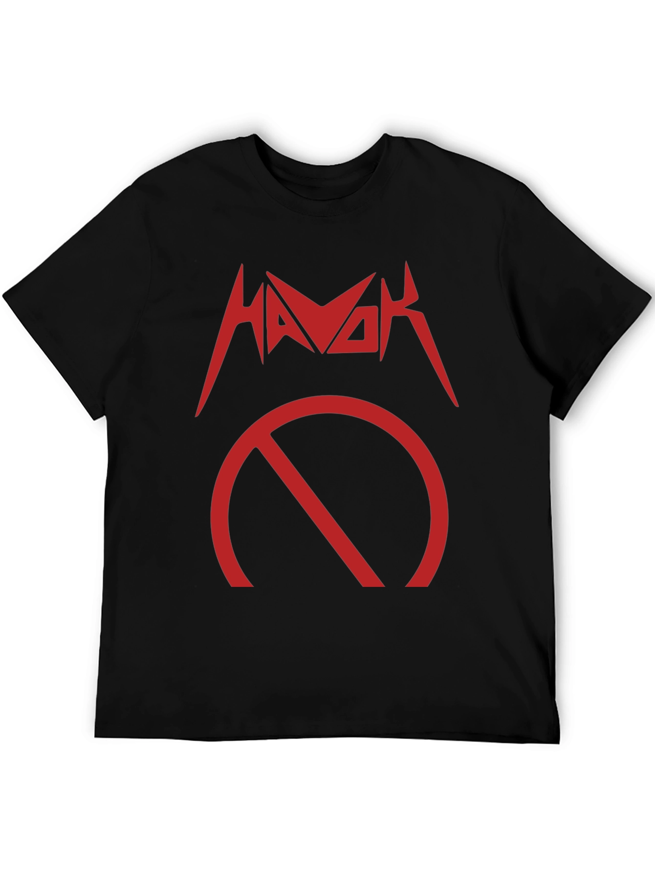Havok Symbol Black T-Shirt - Thrash Metal Band Tee