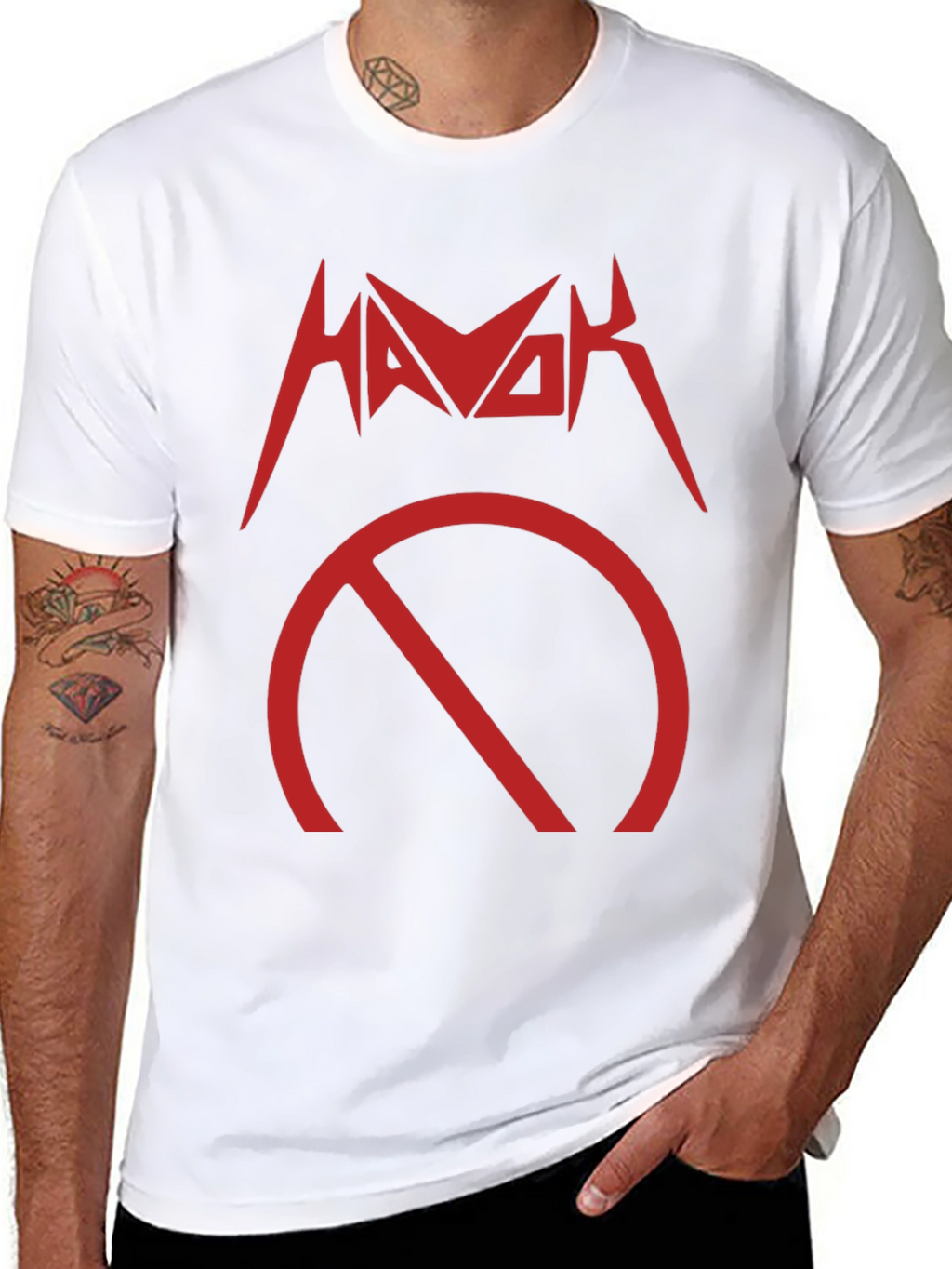 Havok Symbol Black T-Shirt - Thrash Metal Band Tee