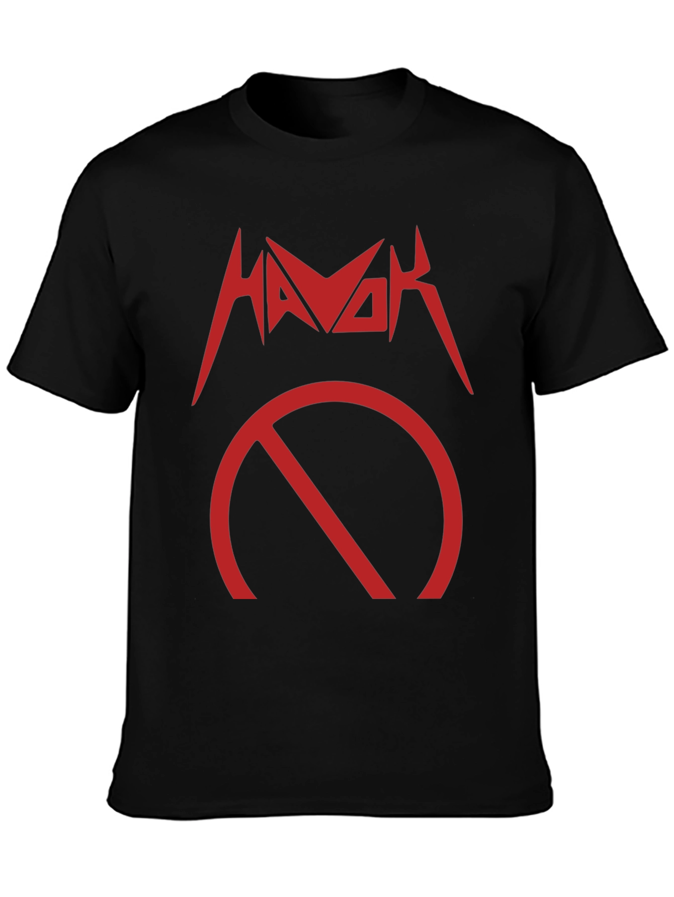 Havok Symbol Black T-Shirt - Thrash Metal Band Tee
