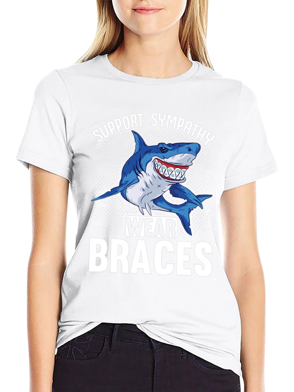 Shark Braces Graphic Tee
