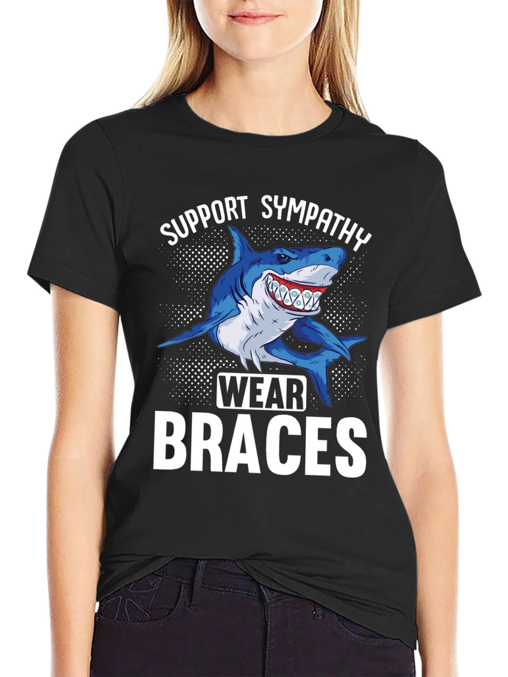Shark Braces Graphic Tee
