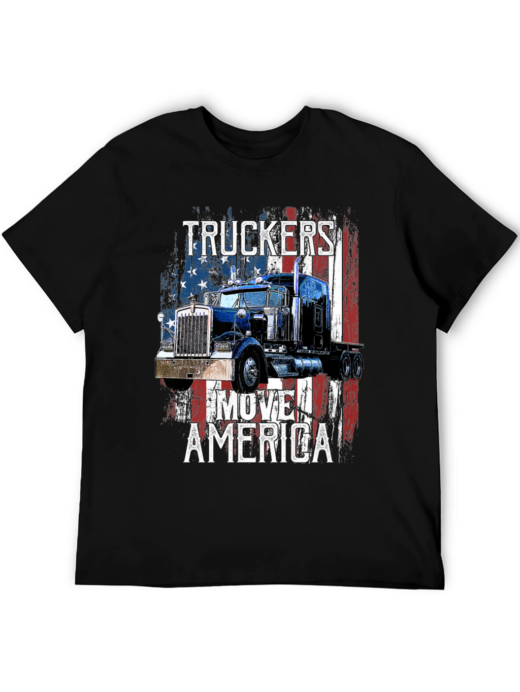 Truckers Move America Patriotic T-Shirt