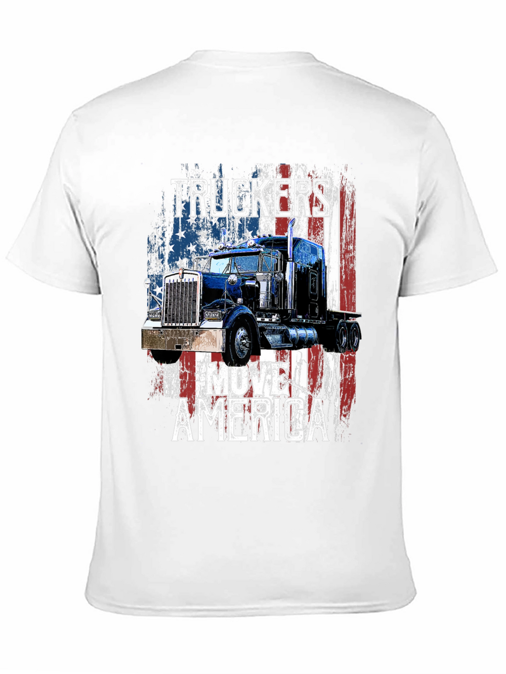 Truckers Move America Patriotic T-Shirt