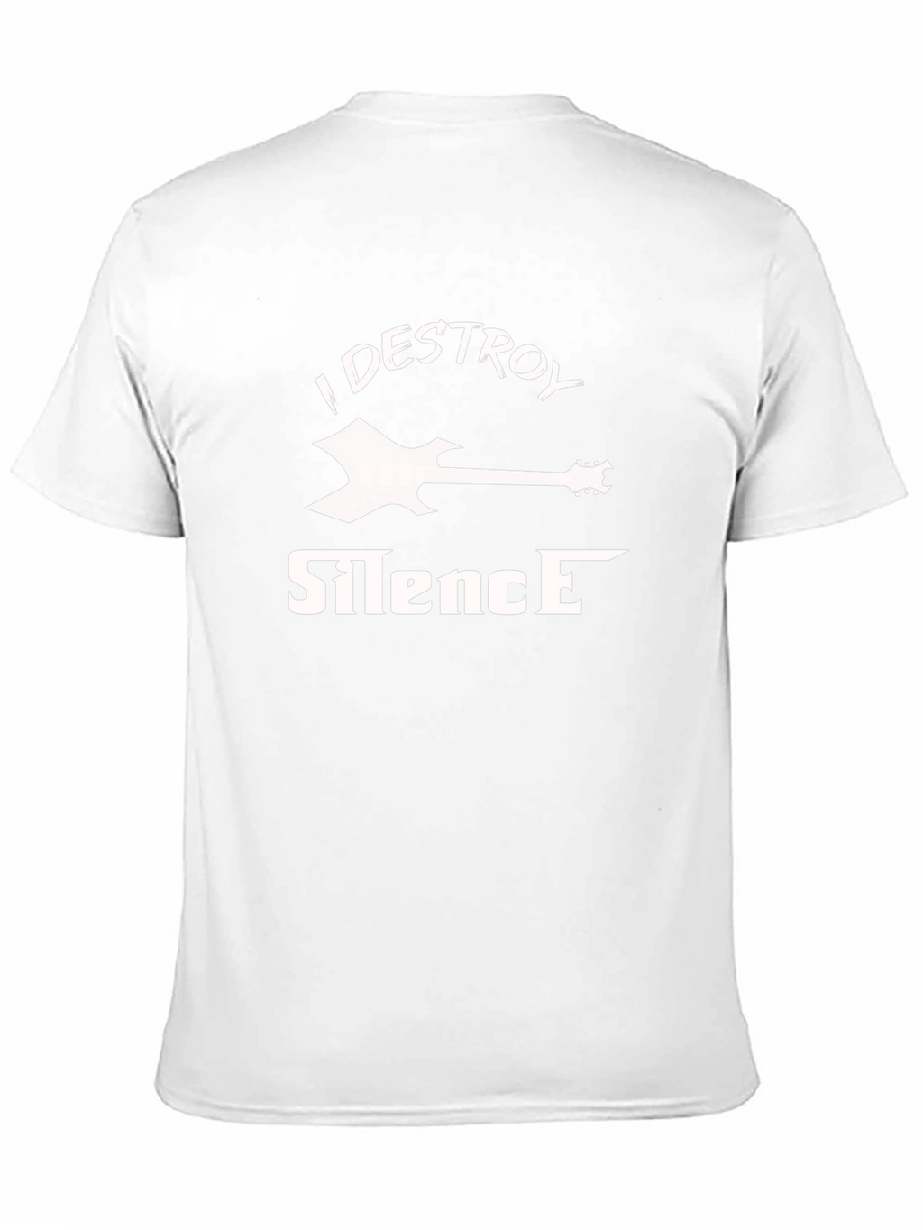 I Destroy Silence T-Shirt - Guitar Graphic Tee