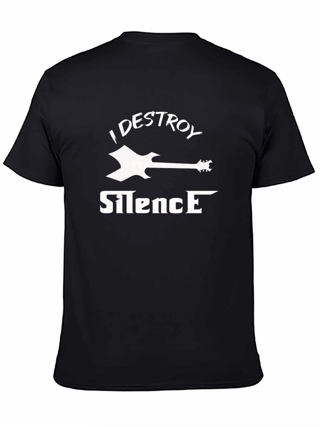 I Destroy Silence T-Shirt - Guitar Graphic Tee
