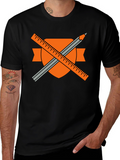 Engineers T-Shirt: Ruler & Pencil Design