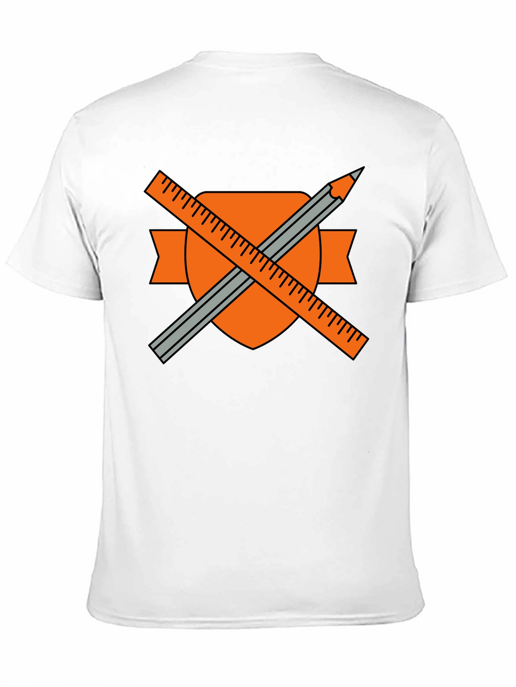 Engineers T-Shirt: Ruler & Pencil Design