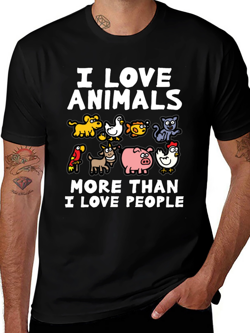 I Love Animals T-Shirt