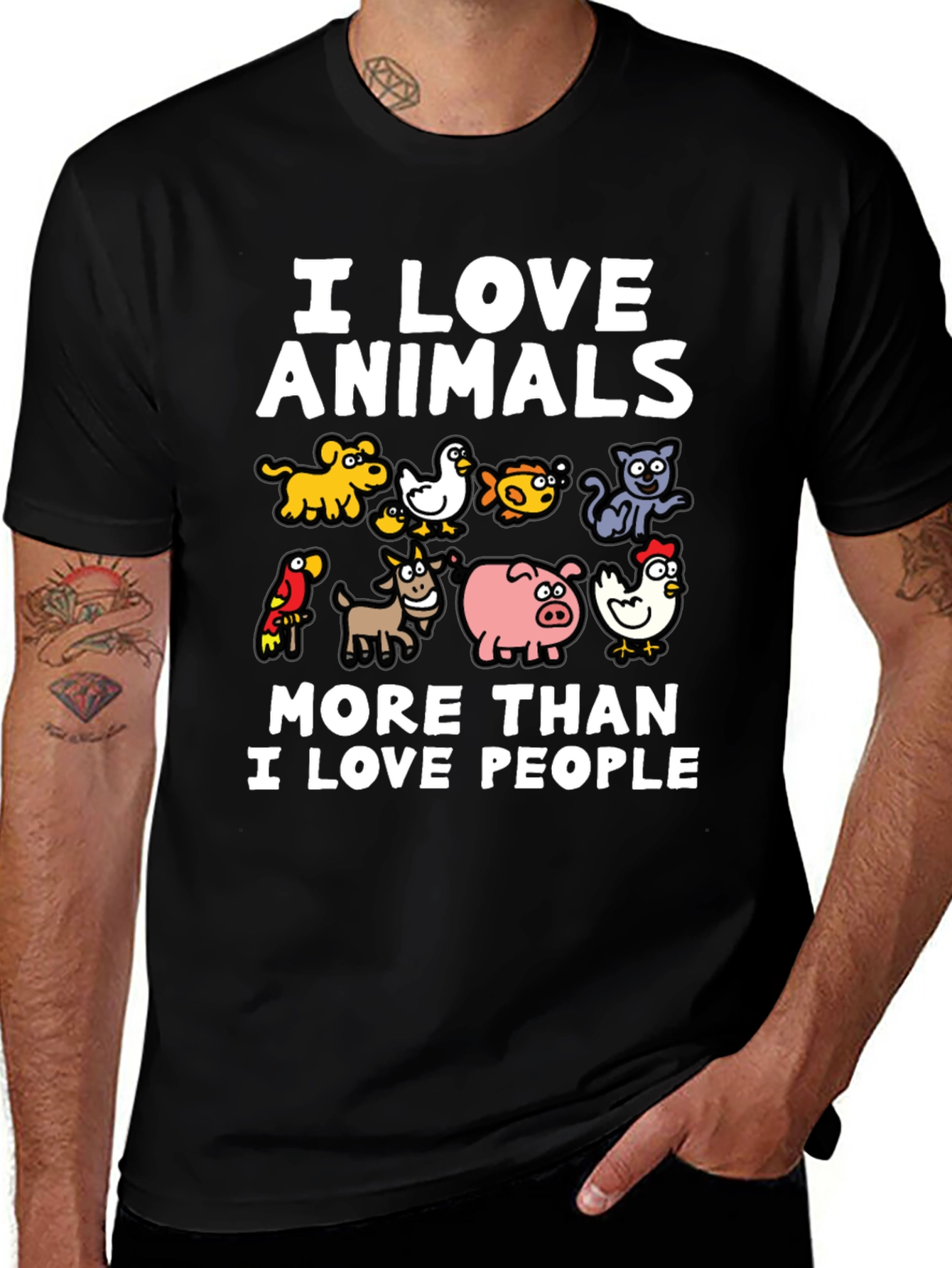I Love Animals T-Shirt