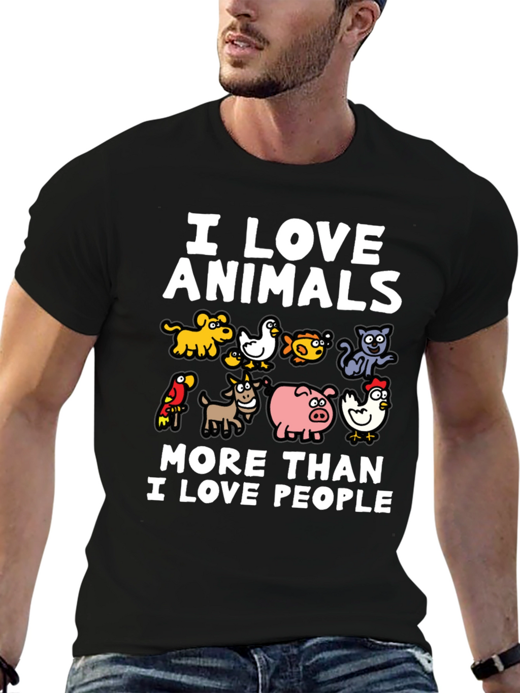 I Love Animals T-Shirt