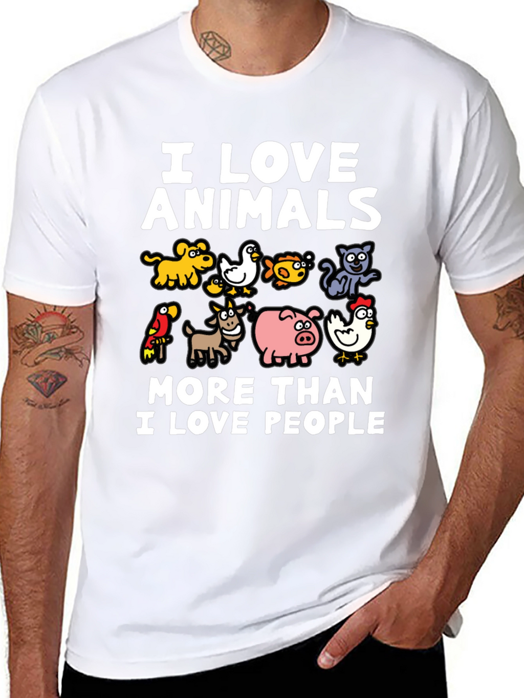 I Love Animals T-Shirt