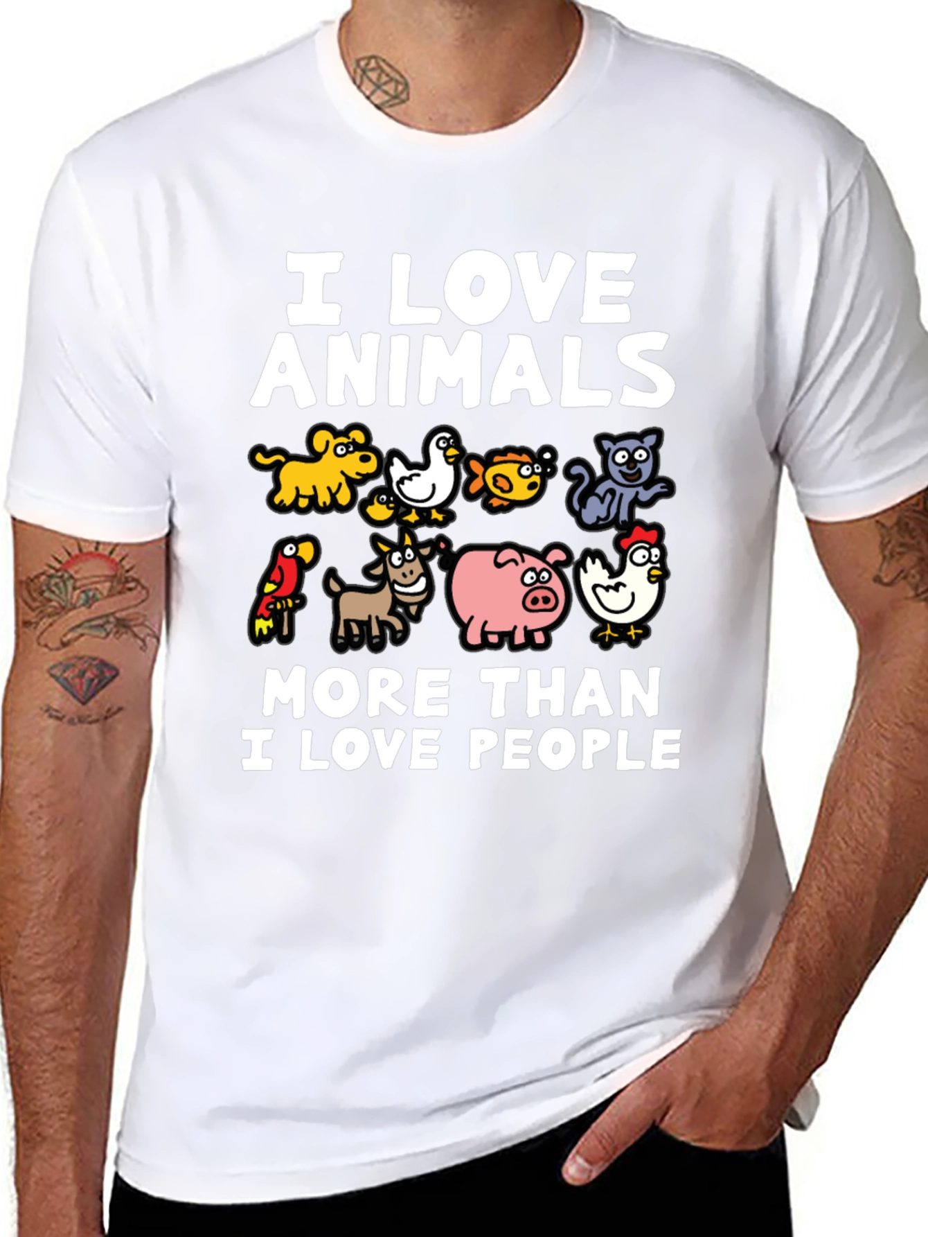 I Love Animals T-Shirt