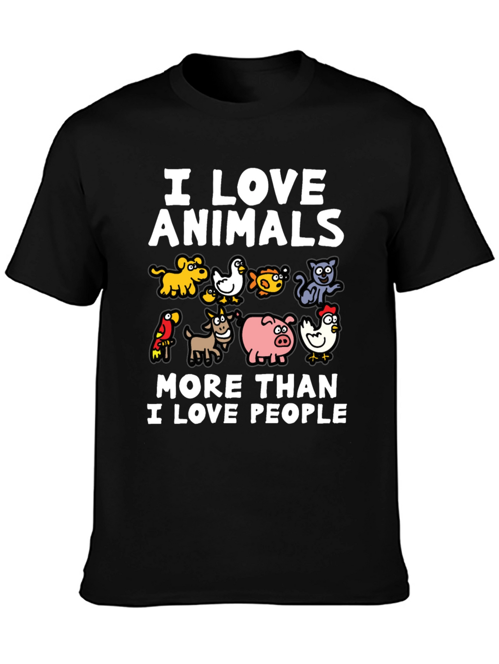 I Love Animals T-Shirt