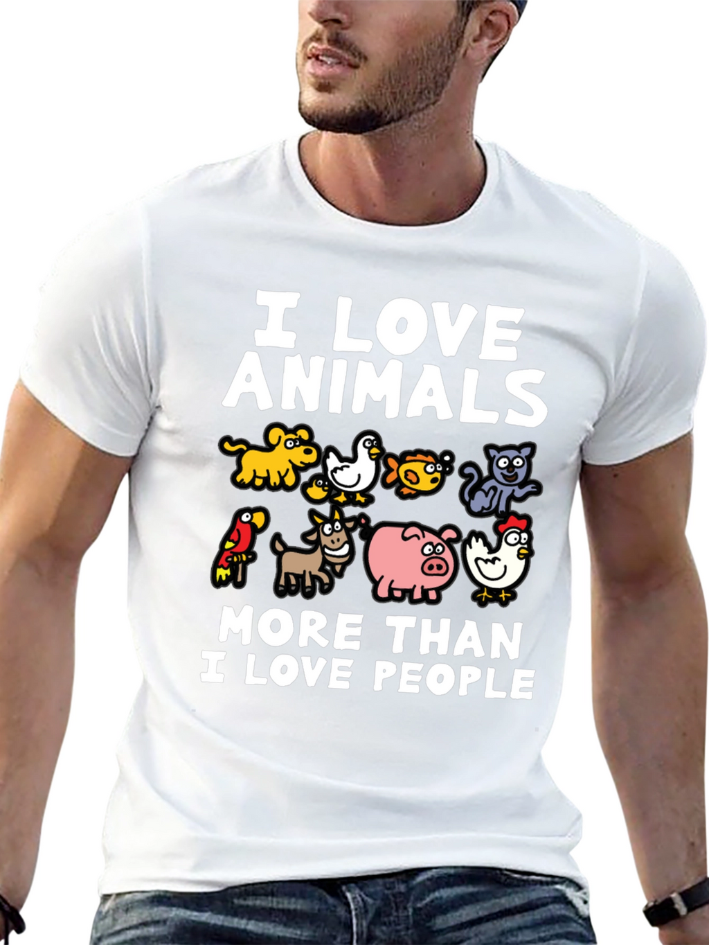 I Love Animals T-Shirt