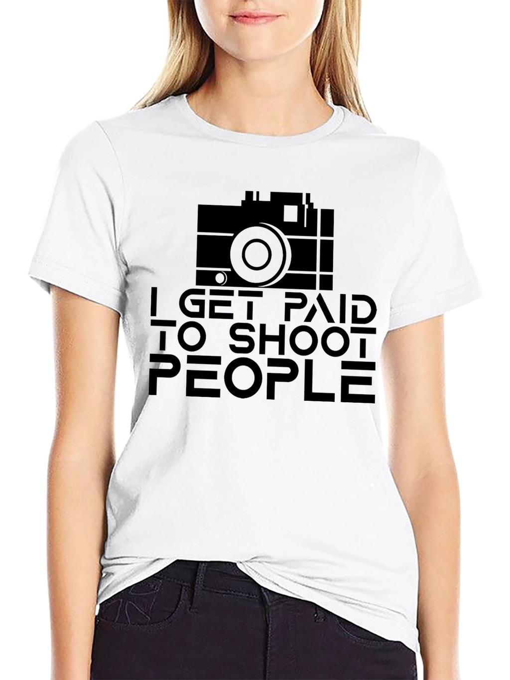 Photographers Tee - I Get Paid to Shoot People