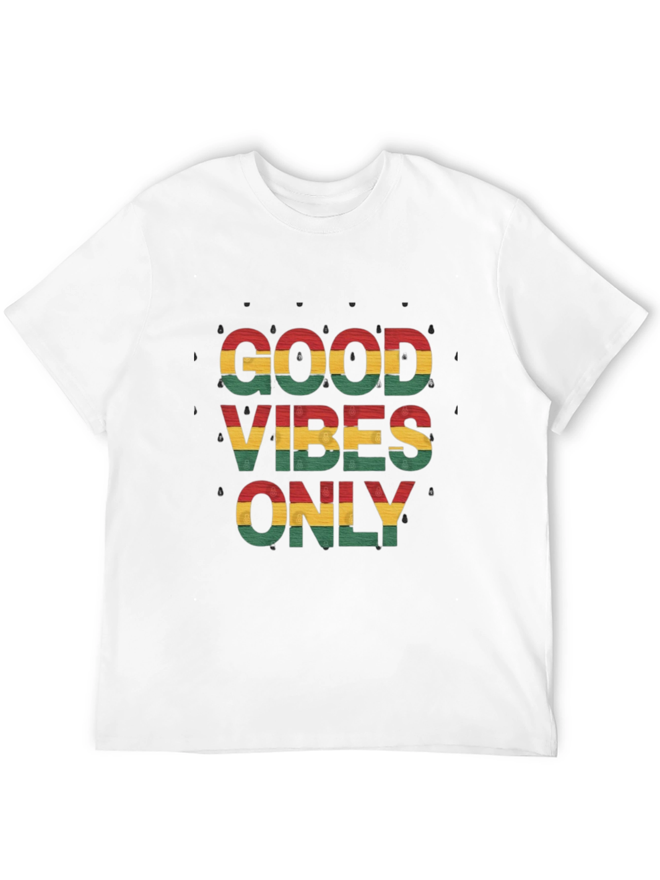 Good Vibes Only Graphic Tee - Reggae Inspired Style