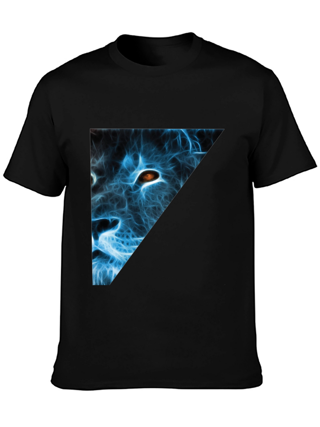 Electric Lion Graphic Tee - Mens Black T-Shirt