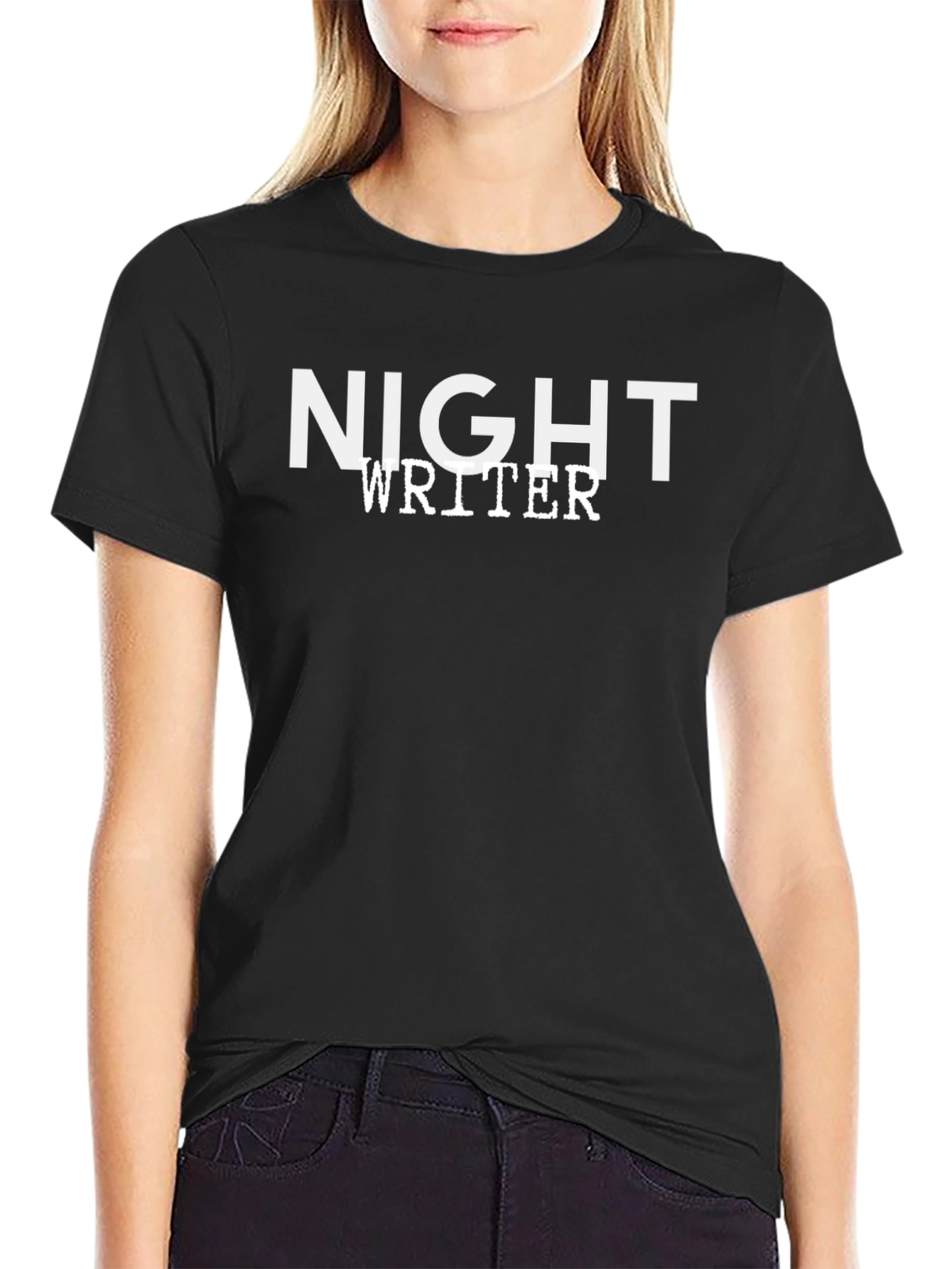 Night Writer Black T-Shirt