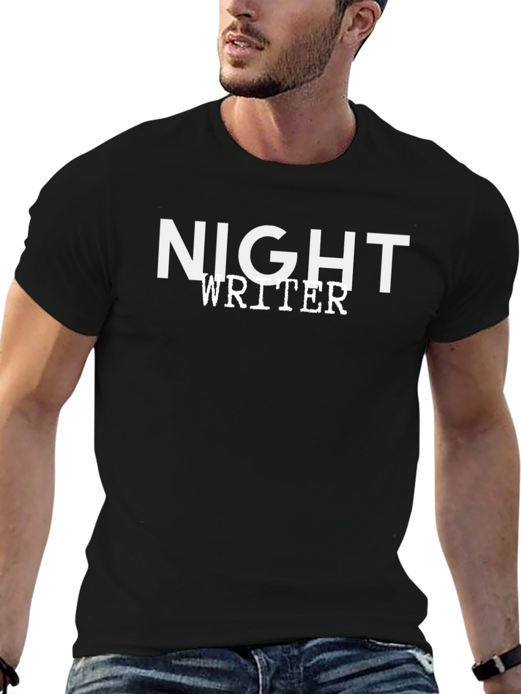 Night Writer Black T-Shirt