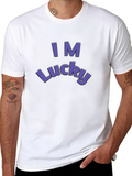 Im Lucky T-Shirt - Stylish Graphic Tee