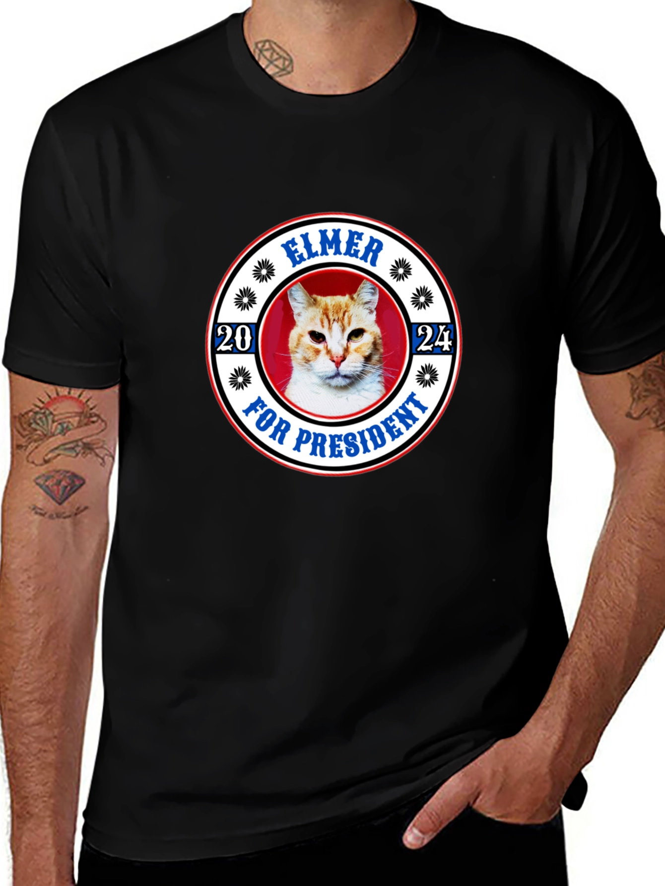 Elmer for President 2024 Cat T-Shirt