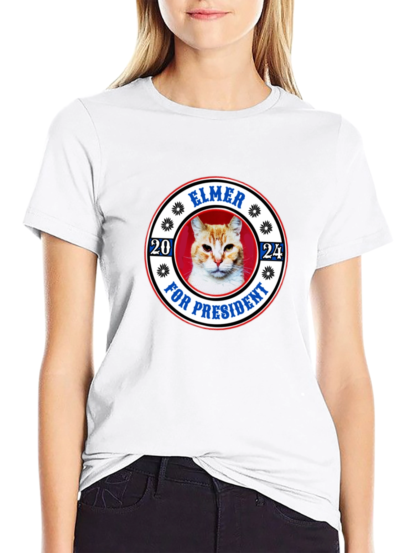 Elmer for President 2024 Cat T-Shirt