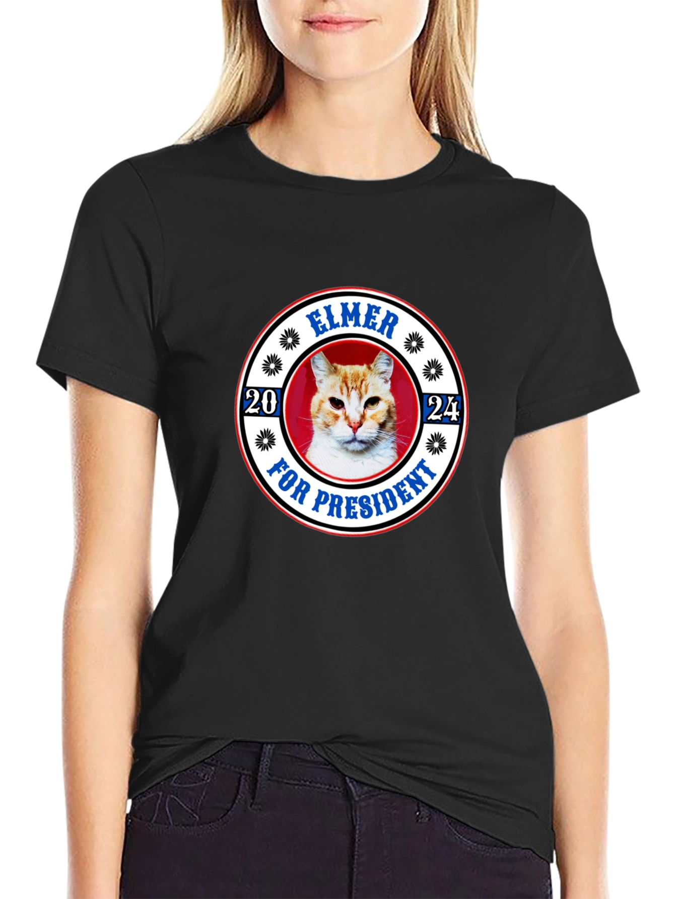Elmer for President 2024 Cat T-Shirt