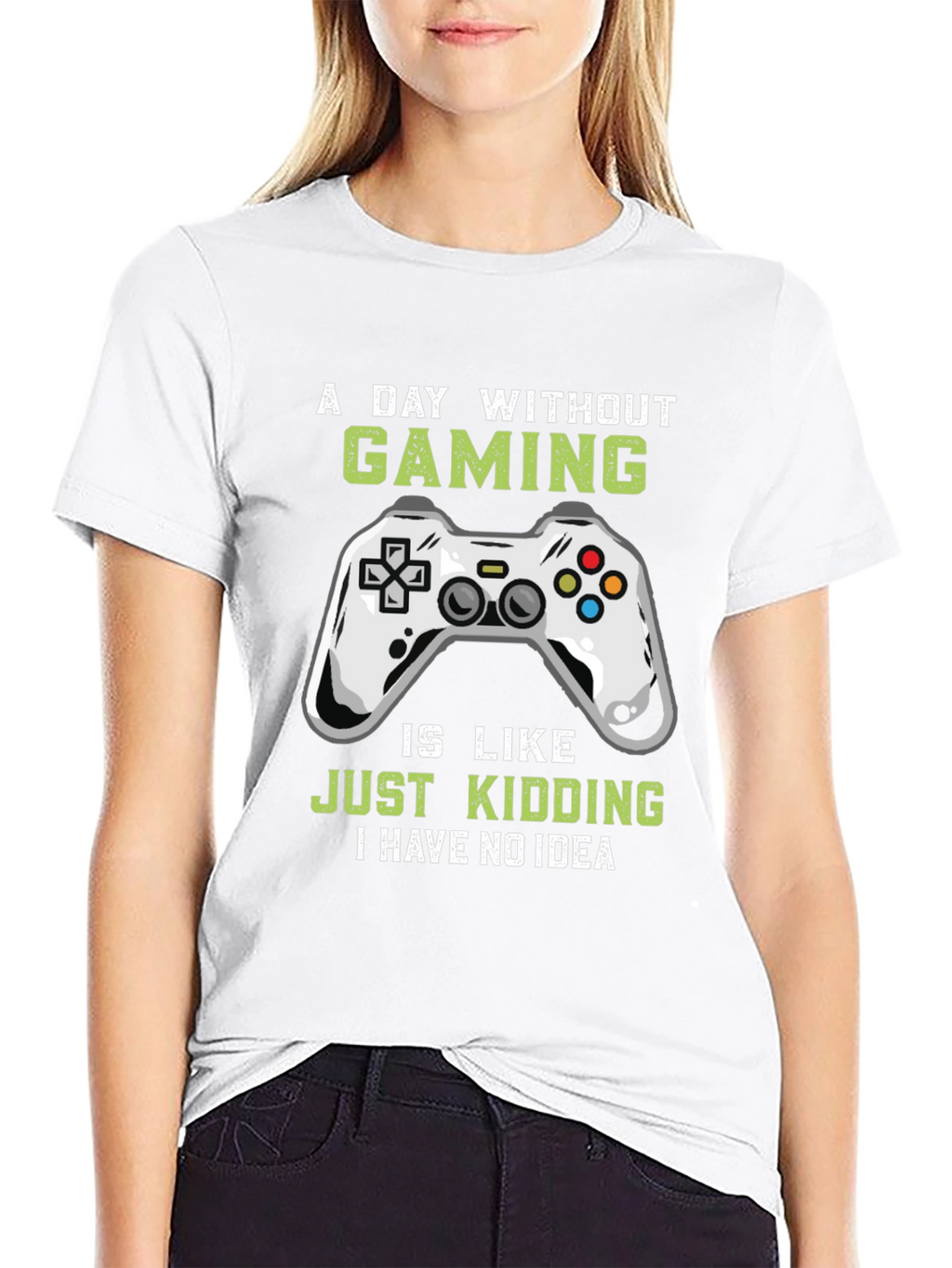 Funny Gamer T-Shirt - A Day Without Gaming