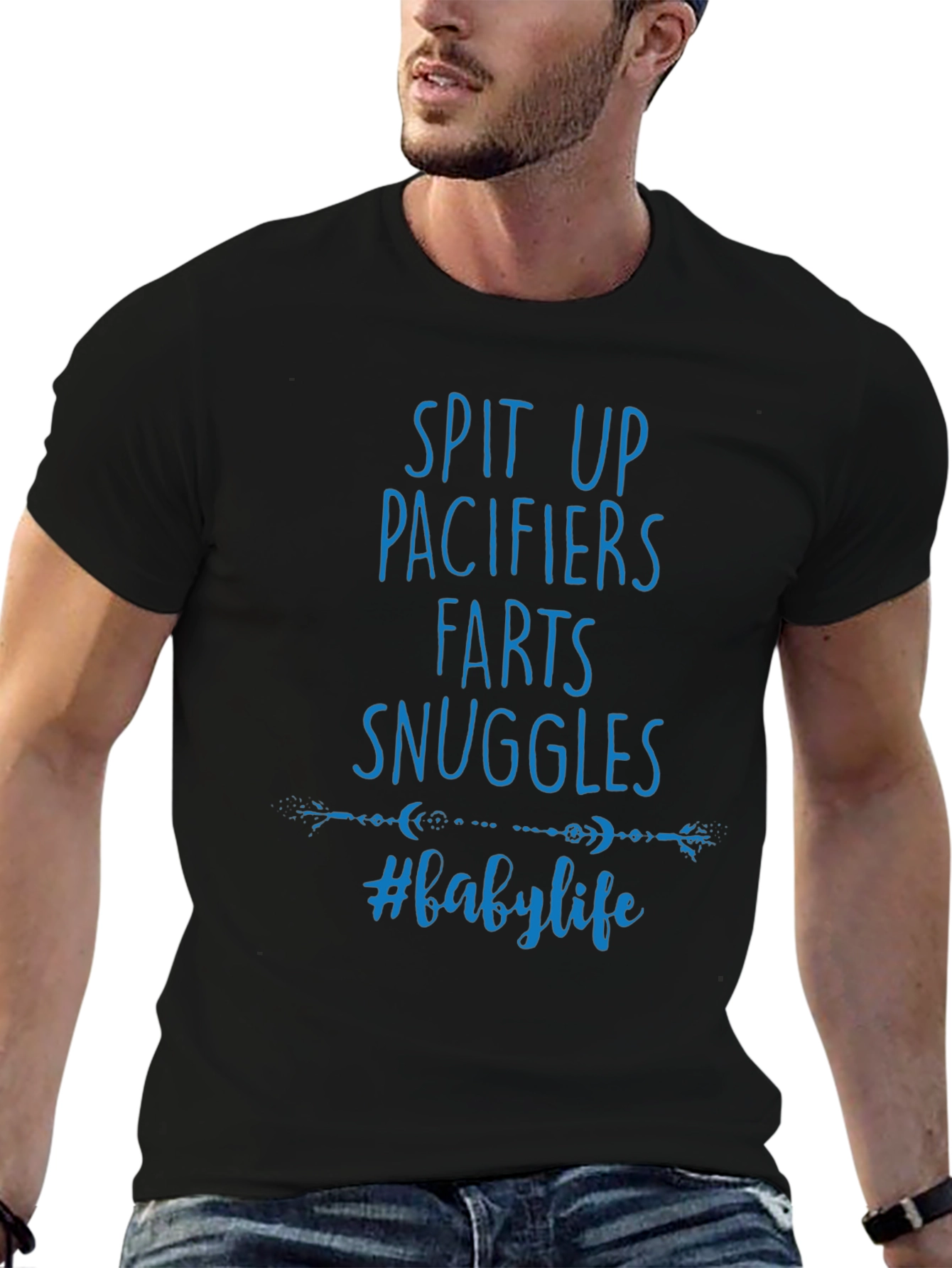 Baby Life T-Shirt - Spit Up Pacifiers Farts Snuggles