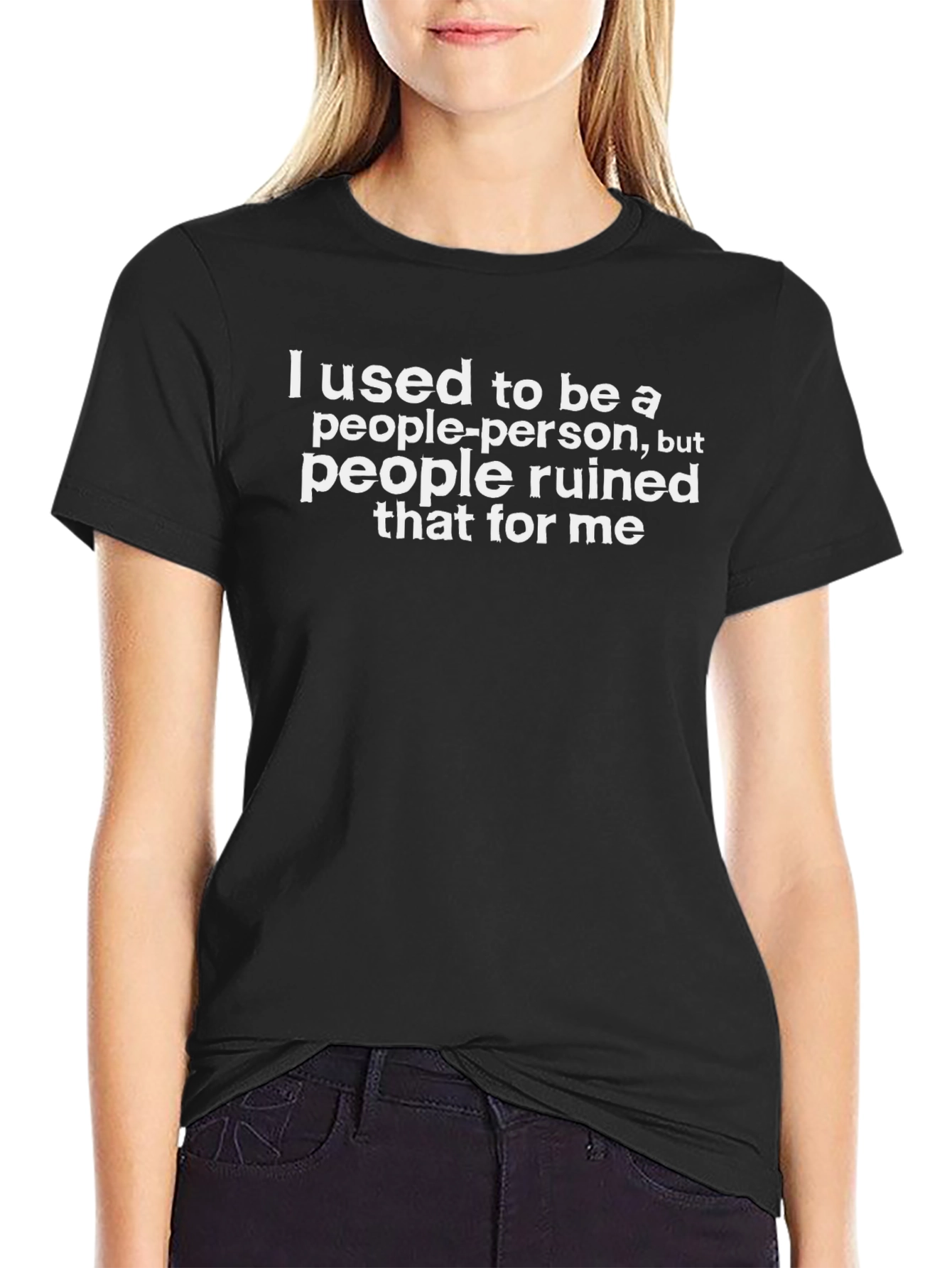 I Used To Be A People-Person Graphic T-Shirt