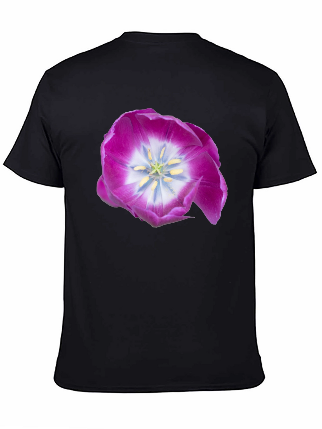 Floral Print T-Shirt - Casual Wear