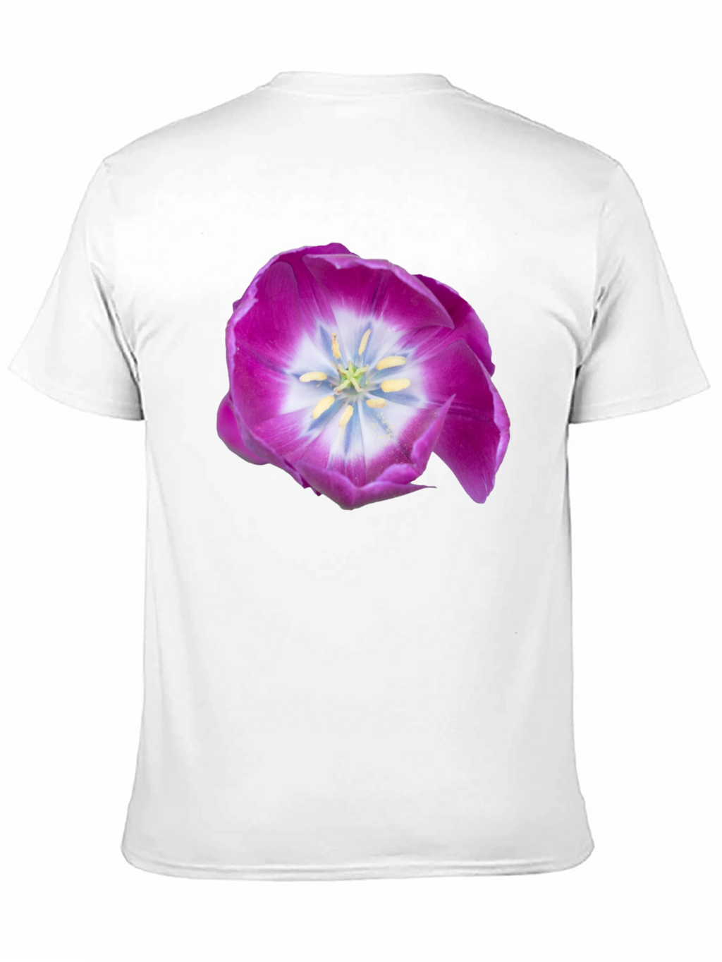 Floral Print T-Shirt - Casual Wear
