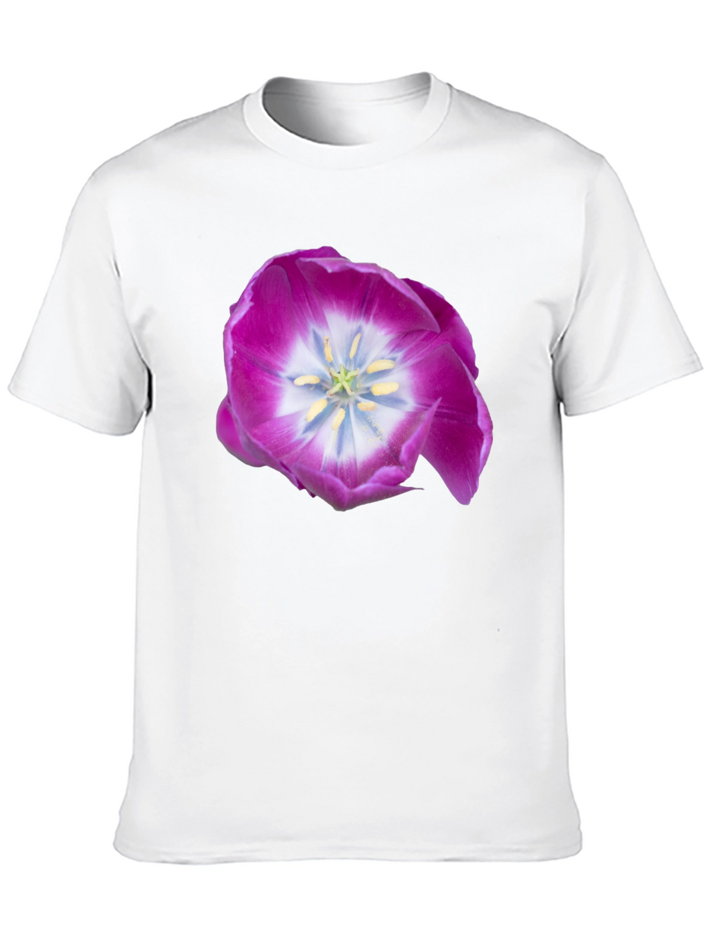 Floral Print T-Shirt - Casual Wear