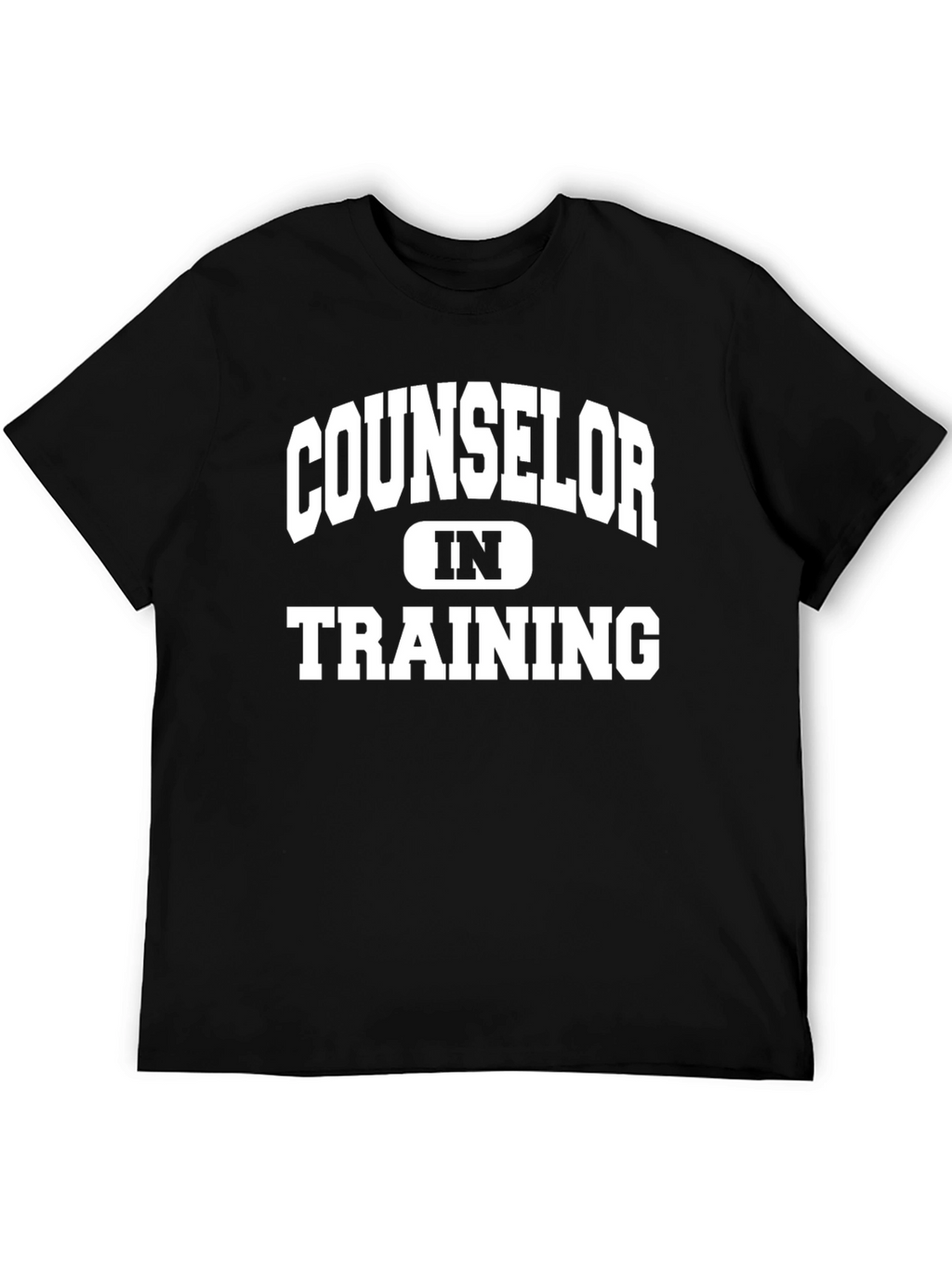 Counselor In Training Tee - Black Graphic T-Shirt