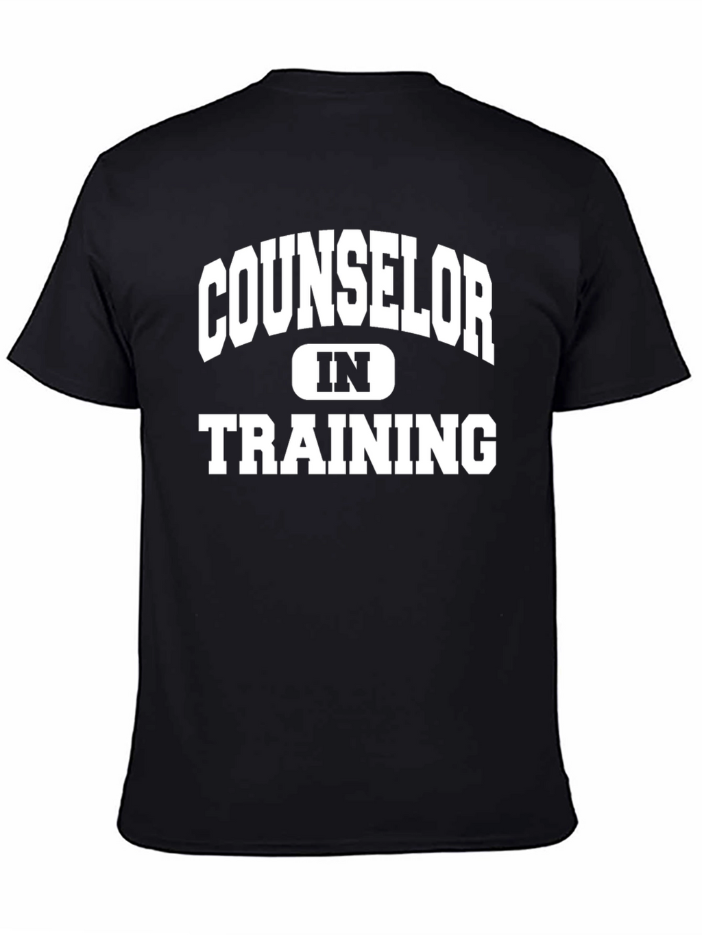 Counselor In Training Tee - Black Graphic T-Shirt