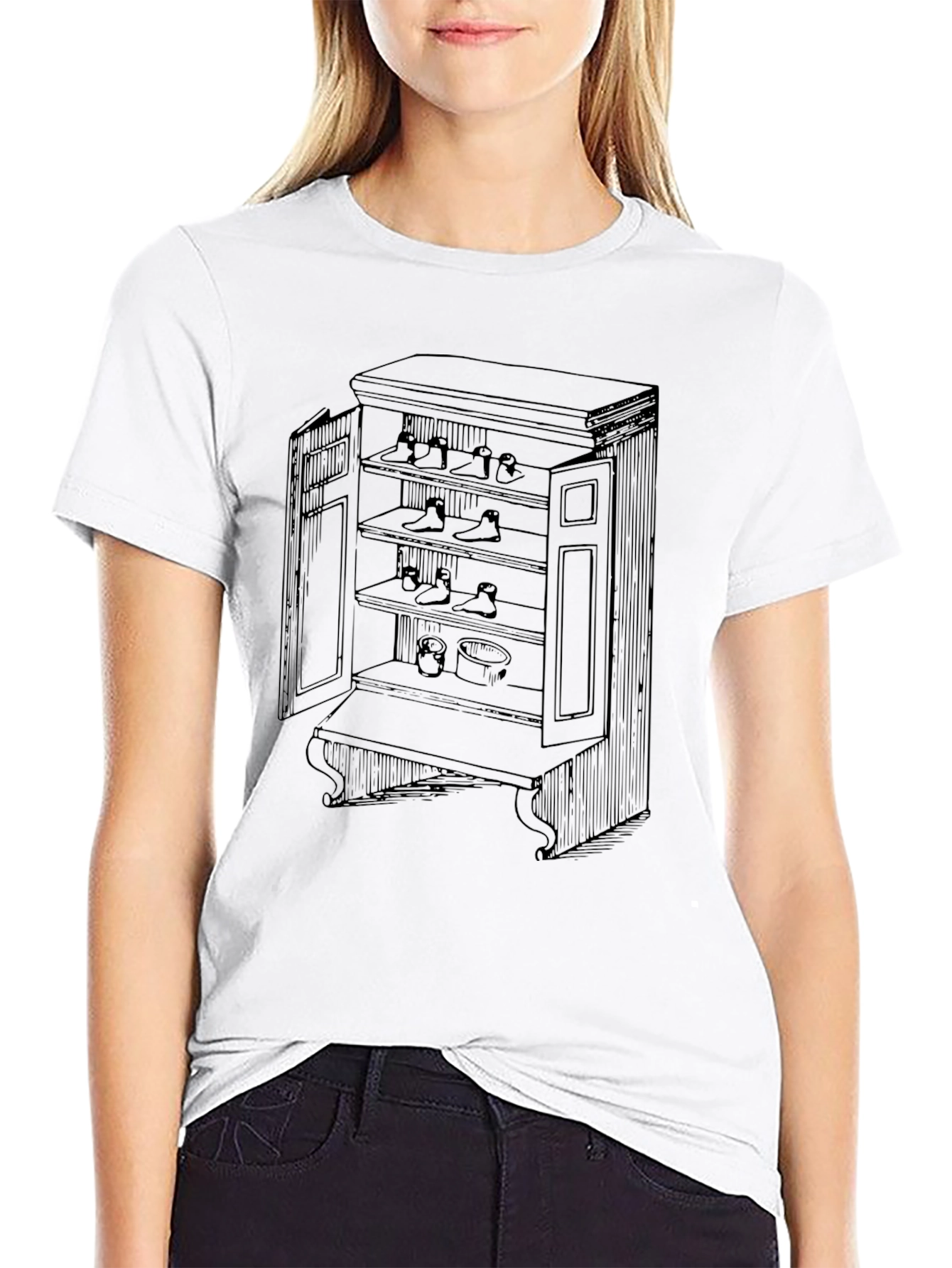 Novelty Furniture Cabinet Graphic Tee - Unique Design