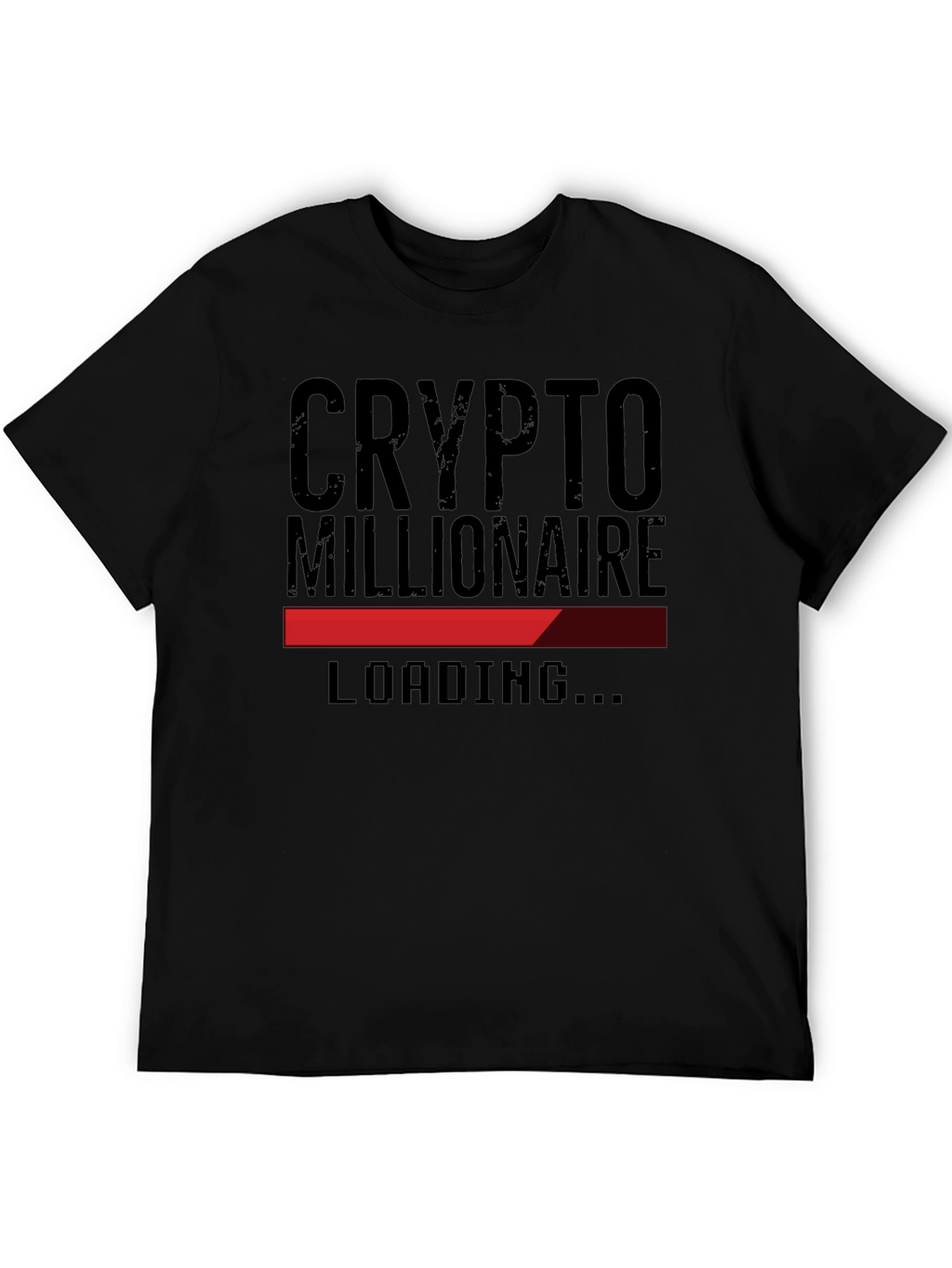 Crypto Millionaire Loading T-Shirt - Black