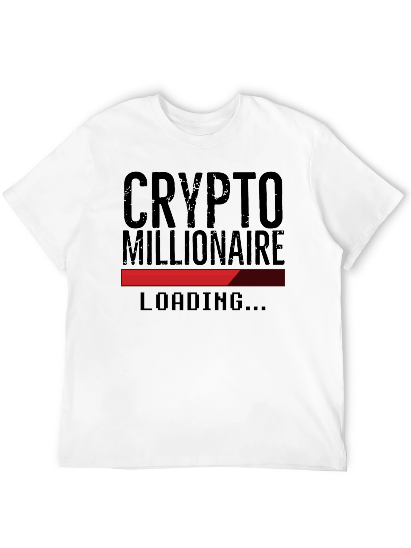 Crypto Millionaire Loading T-Shirt - Black
