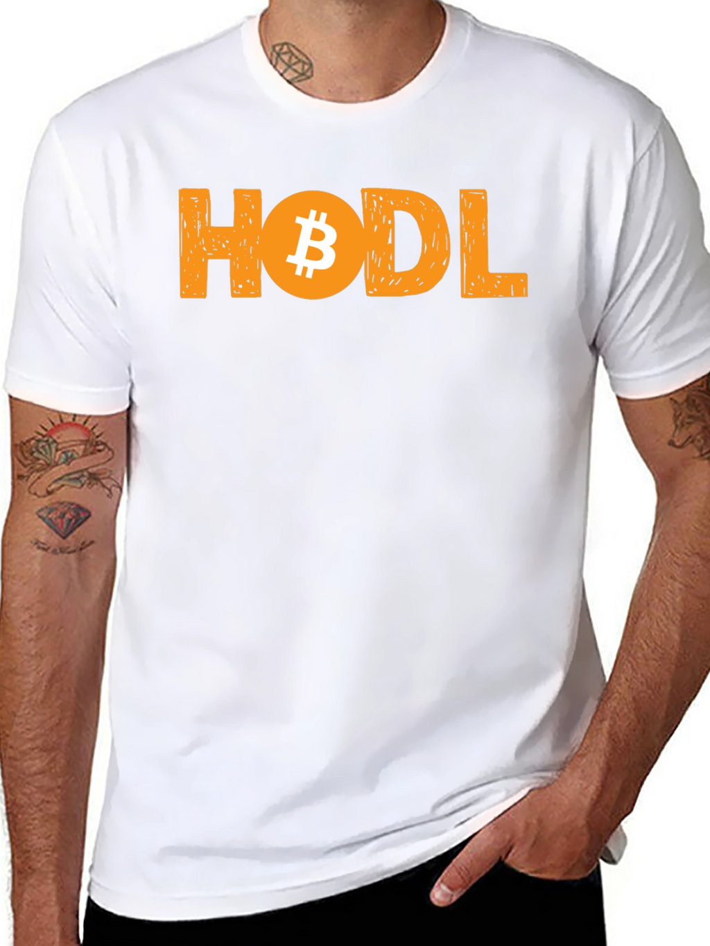 HODL Bitcoin T-Shirt - Crypto Investor Apparel