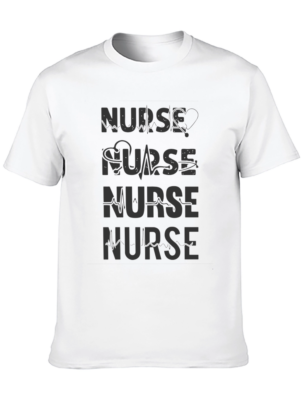 Nurse Graphic Print T-Shirt - Medical Profession Apparel
