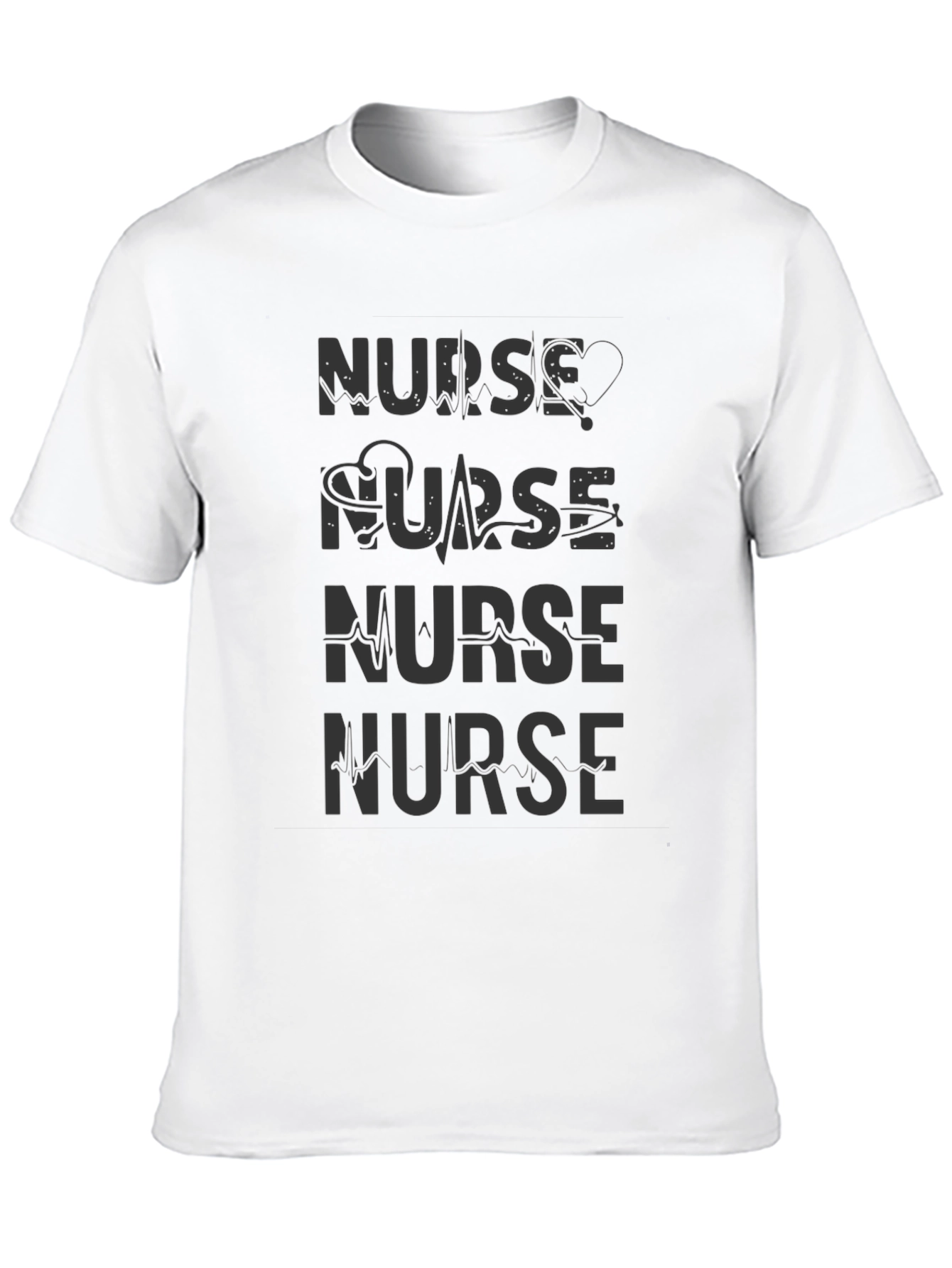 Nurse Graphic Print T-Shirt - Medical Profession Apparel