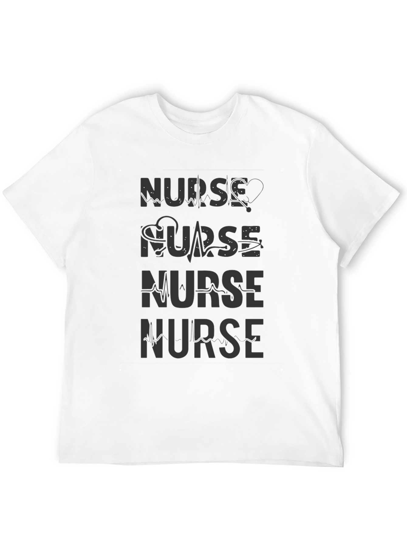 Nurse Graphic Print T-Shirt - Medical Profession Apparel